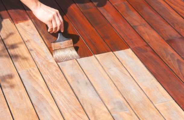 Deck Painting in Rochester Hills Michigan